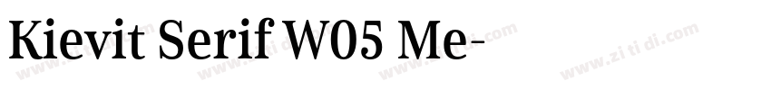 Kievit Serif W05 Me字体转换